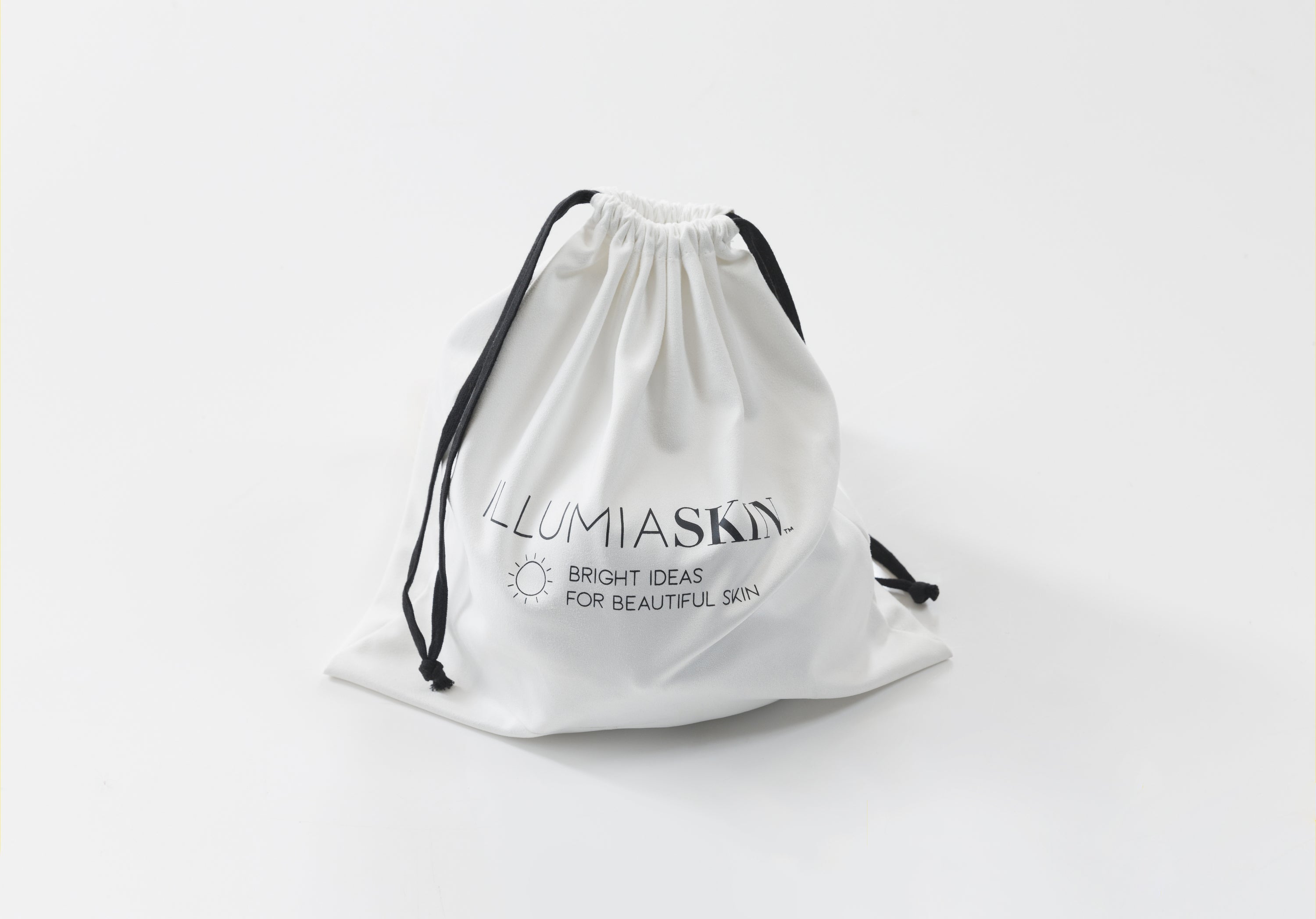 Michael Kors White Satin Drawstring Dust Bag at Luxe Purses